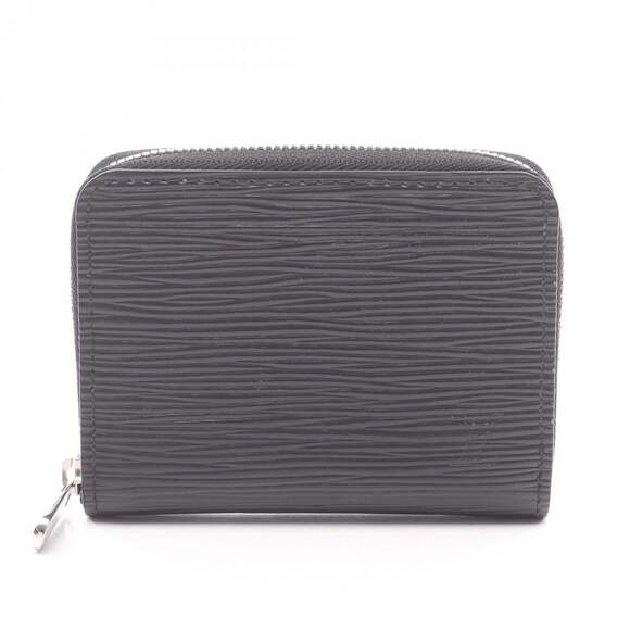 Louis Vuitton Zippy Coin Purse Men's Epi Leather Wallet Black M60152